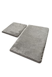 Mijölnir Havai - Juego de alfombras de baño gris